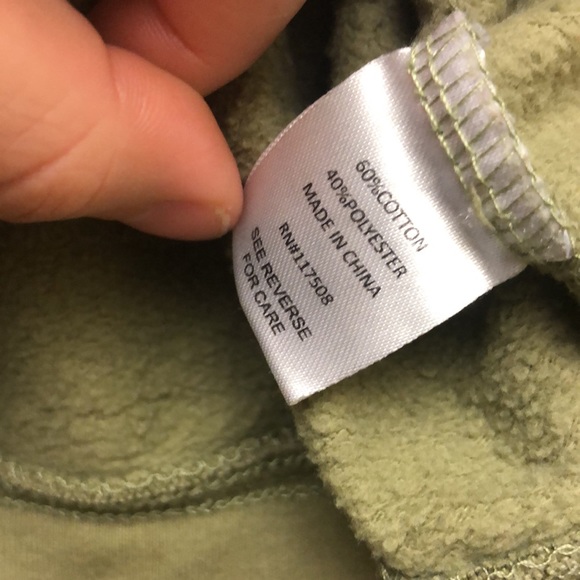 Wound Up Green Camouflage Sorry Not Listening Sweatshirt - Picture 7 of 8